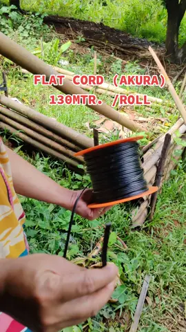 Sobrang laki ng matitipid niyo kung ganito ang bibilin mo 130mtr na ang isang rolyo. Plus napakaganda pa ng quality. #flatcord #wire #cord #viral #tipidtips 