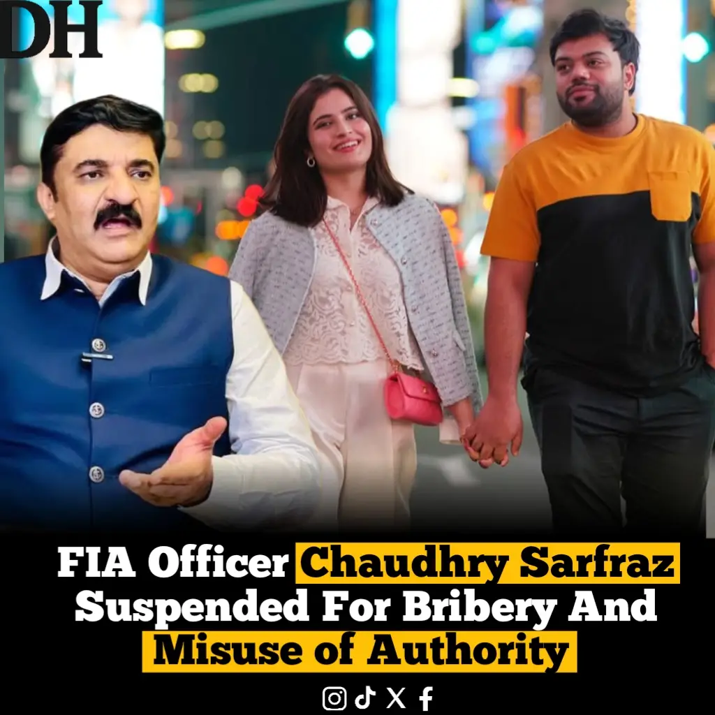 🚨 Breaking News: FIA Officer Sarfraz has been suspended on serious charges of bribery and misuse of authority. Once trusted to uphold the law, he’s now accused of breaking it — a harsh reminder that corruption doesn’t just exist at the top, it spreads quietly from within, rotting institutions from the inside. When those who are meant to defend justice start exploiting it, society begins to lose faith in the very walls that protect it. ⚖️ Officer Sarfraz’s suspension has sent shockwaves through the ranks of the Federal Investigation Agency. The allegations include taking bribes, abusing his position, and manipulating his authority for personal gain. What makes it worse is that he wasn’t just an officer — he was part of an institution built on integrity, responsibility, and trust. Bribery may start as a single transaction, but it ends up costing an entire system its credibility. Every act of corruption erases the sacrifices of honest officers who risk their lives daily for the truth. It’s not just about one man being suspended — it’s about the cracks this case reveals in our justice system, the unchecked power, and the culture of silence that allows it to thrive. When the uniform meant to protect people becomes a shield for personal greed, it’s not law enforcement anymore — it’s exploitation. And the people of Pakistan deserve better. They deserve institutions that are transparent, leaders who are accountable, and officers who remember that justice is a duty, not a tool for personal benefit. This suspension should not end in paperwork or a quiet transfer. It must become an example — a turning point where the system begins to clean itself, where honesty is rewarded and corruption is crushed without hesitation. If one officer can be punished today, it should give courage to expose ten more tomorrow. Because corruption doesn’t stop until it’s confronted — not with words, but with action. ⚔️ #FIA #BriberyCase #CorruptionExposed #MisuseOfAuthority #AccountabilityFirst 