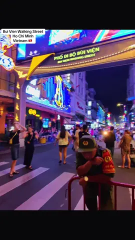 Bui Vien Walking Street in Ho Chi Minh Vietnam 🇻🇳 #buivienwalkingstreet #vietnam #fyp #viral #tiktok 