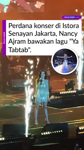 Akhirnya Ya TabTab dibawain di Jakarta ✨ Siapa yang kemarin tunggu Nancy Ajram bawain lagu ini? 🙌🏻 Video: pulaumusik  #PulauMusikUpdate #NancyAjram #NancyAjramInJakarta #LiveMusicJakarta #NancyAjramFans