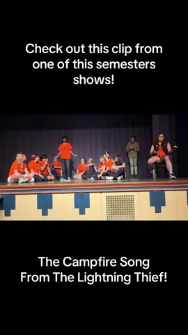 Check out this clip from one of our tech week rehearsals of The Lightning Thief! The show is this weekend, so please make sure to join us in MTHW 210 on the 8th and the 9th! And it’s free! We hope to see you there! #campfiresong #thelightningthief #percyjackson #purdue #theater 