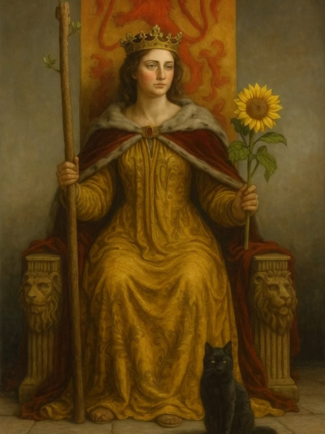 La Reina de Bastos del tarot Rider #foryoupagee #fyp #viral_video #destacame #tiktokliveconcert #contenidoviral #musica #viral_ai #viralvideos #musica_ai #raulduran026 #reina_bastos #arcanos_menores #arcanos #tiktokviral2025 #foryourpage🔥♥️😍#trendingnow #tendencias #viralizame #hazmeviral #livefest