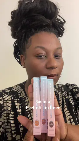 Trying @SACHEU Beauty US peel off lip liner and I give this product a 10/10🤍 this is a must try #sacheu #sacheulipstayn #lipliner #beauty #musthave 