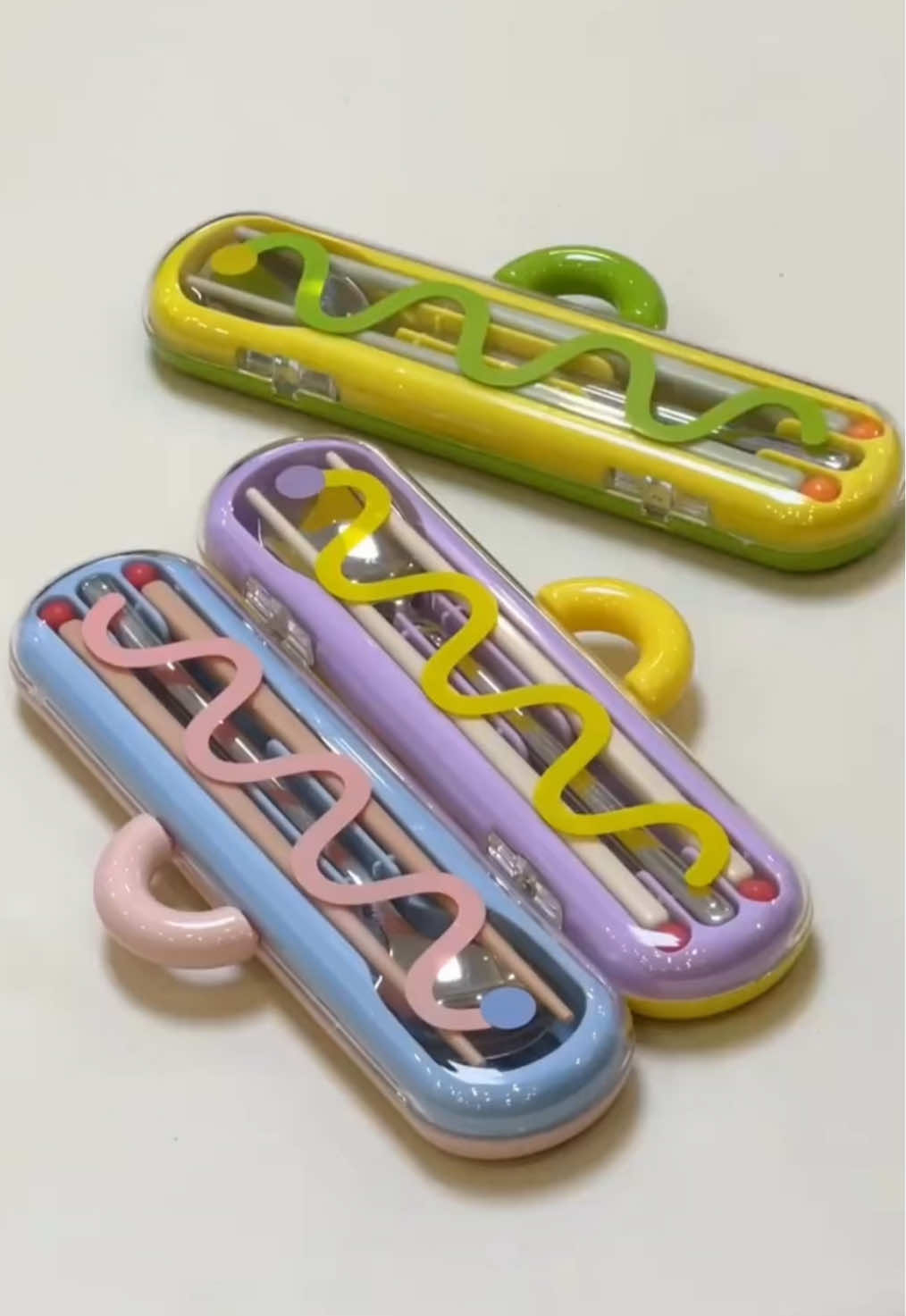 Kiếm được mấy set thìa đũa cute kiểu mới  #meigifts #meiquatang #giftideas #fyp #dobepcute 