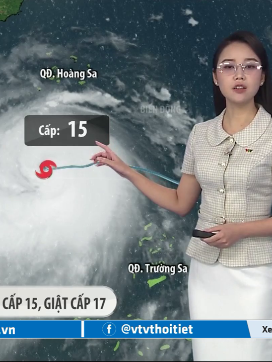 Dự báo thời tiết 12h30 - 06/11/2025 | Bão số 13 đang mạnh cấp 15 giật cấp 17 | VTVWDB