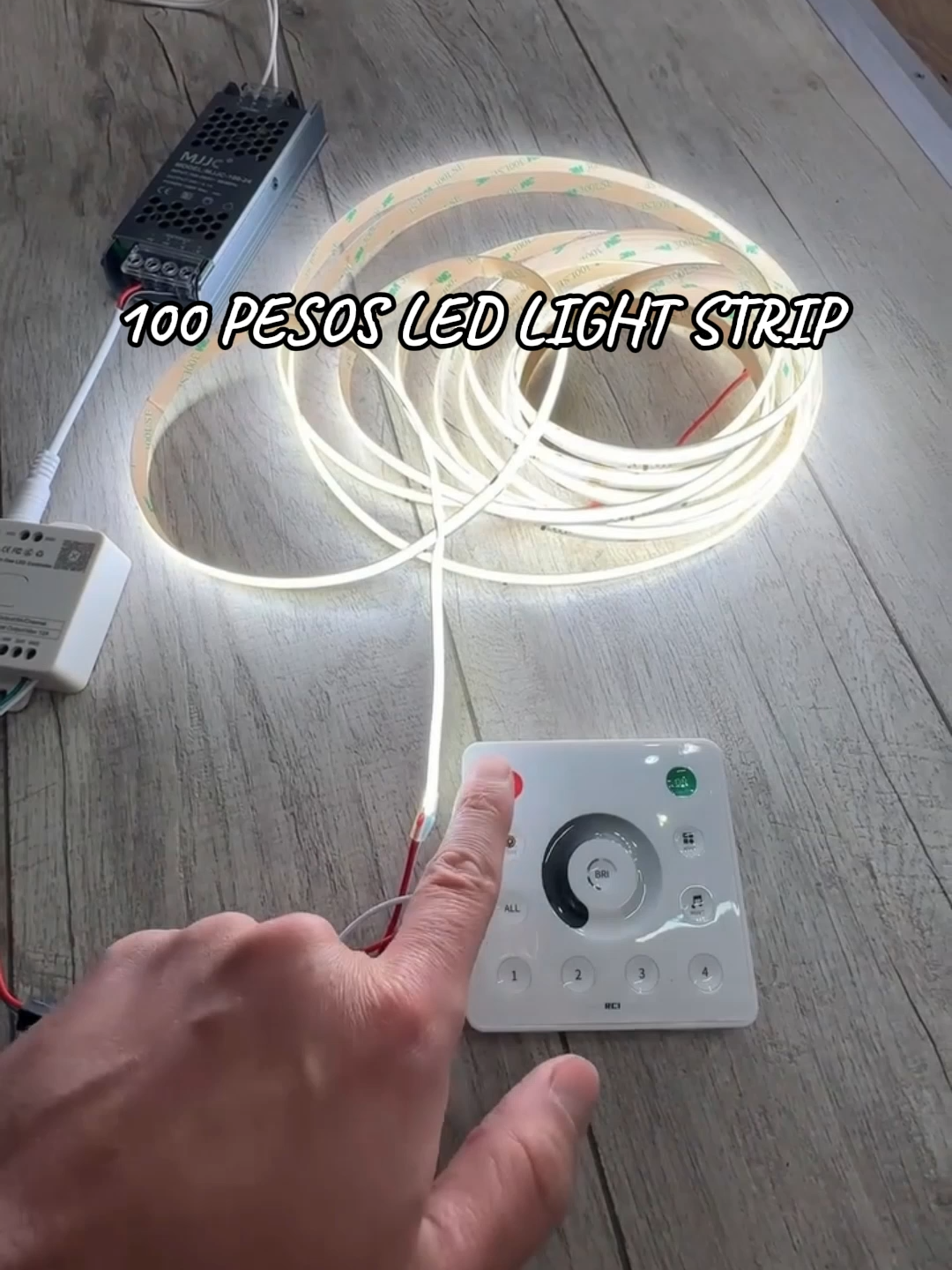 LED Light strip perfect for setting a room ambiance #fyp #foryou #viral #light