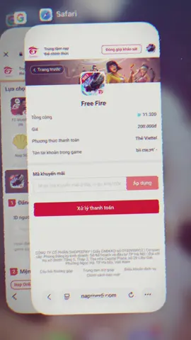 xập xình xập xình >< #napfreefire #napkcgarena #napthex5 #xuhuong #fypp 
