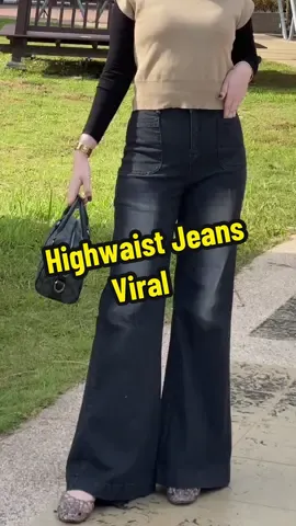 Jeans cutting paling cantik pernah pakai🫶🏻😍 yang tak tahu nak ambil size apa? komen berat & tinggi🥰 #jeanshighwaist #jeanshighwaistmurah #highwaistjeans #jeanswanita #jeansoutfit 