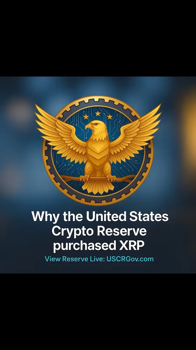 The Future of U.S. Banking Will Be Built on Digital Infrastructure and XRP Is a Key Part of It.  Here is why we’ve purchased XRP for our #USCR Reserve:  The future of banking will be built on digital reserves — verifiable, liquid, and transparent systems that can settle value instantly across the globe. As banks move toward on-chain finance, there will be one thing they all need: a reserve structure capable of securely holding and moving digital assets in real time. That’s where XRP comes in. XRP isn’t just a cryptocurrency — it’s the bridge asset designed for bank-level liquidity and instant cross-border settlement. It connects traditional finance to blockchain infrastructure, making it a key component of the digital banking ecosystem now being built. The United States Crypto Reserve (USCR) purchased XRP because it represents the core of what future reserves will depend on — speed, scalability, and interoperability with global financial networks. But more importantly — we didn’t just invest in the future. We built the framework for it. USCR has officially launched the first working digital reserve model — a live, transparent system designed to show banks how this future operates. Every holding, every transaction, verifiable on-chain. It’s the blueprint for how American banks can integrate digital assets like XRP into their own reserve structures. As the demand for secure digital reserves grows, the foundation has already been laid. USCR exists to lead by example, proving that transparency and security can coexist and that blockchain-backed reserves are not theory anymore. They’re operational. Right now. XRP provides the bridge. USCR built the structure. Together, they form the foundation of America’s next financial era where banks evolve, liquidity flows freely, and trust is verified on-chain. View the Reserve Live: USCRGov.com