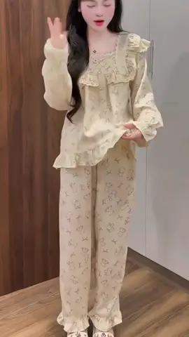 [BigSize40-90kg] Bộ Đồ Ngủ Nữ  #bodongunu #thoitrangnu #xuhuongtiktok 