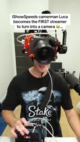 IShowSpeeds camerman Luca becomes the FIRST streamer to turn into a camera 😭… #ishowspeed #luca #lucanv 