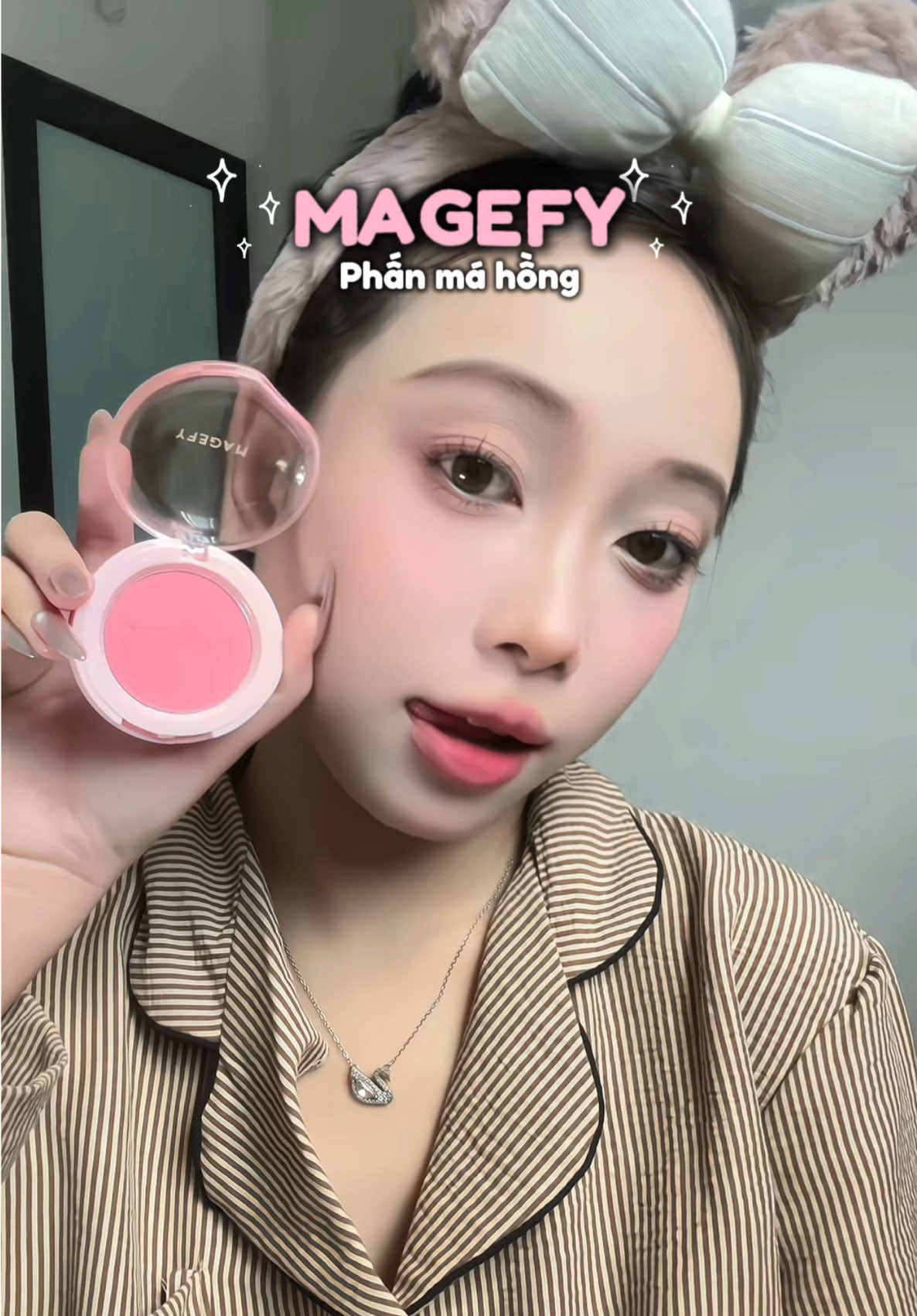 ẻm dịuuuuu waaaa 🎀✨💖 #magefy #magefymakeup #mahongmagefy #mahong #makeup 