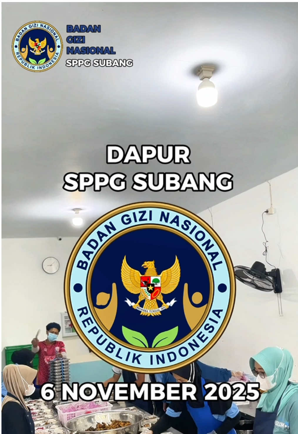 Menu MBG SPPG Subang, 6 November 2025✨🤩 #mbg #badangizinasional #sppgkuningan #sppgmbg #foryou 