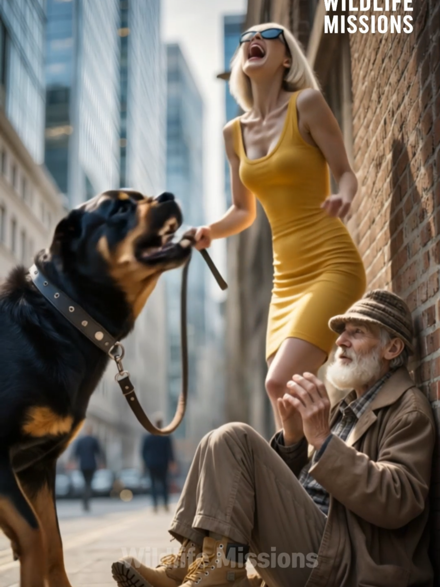 Grandma’s fearless bodyguard taught a rude woman a lesson 😱👍 #amazing #pets