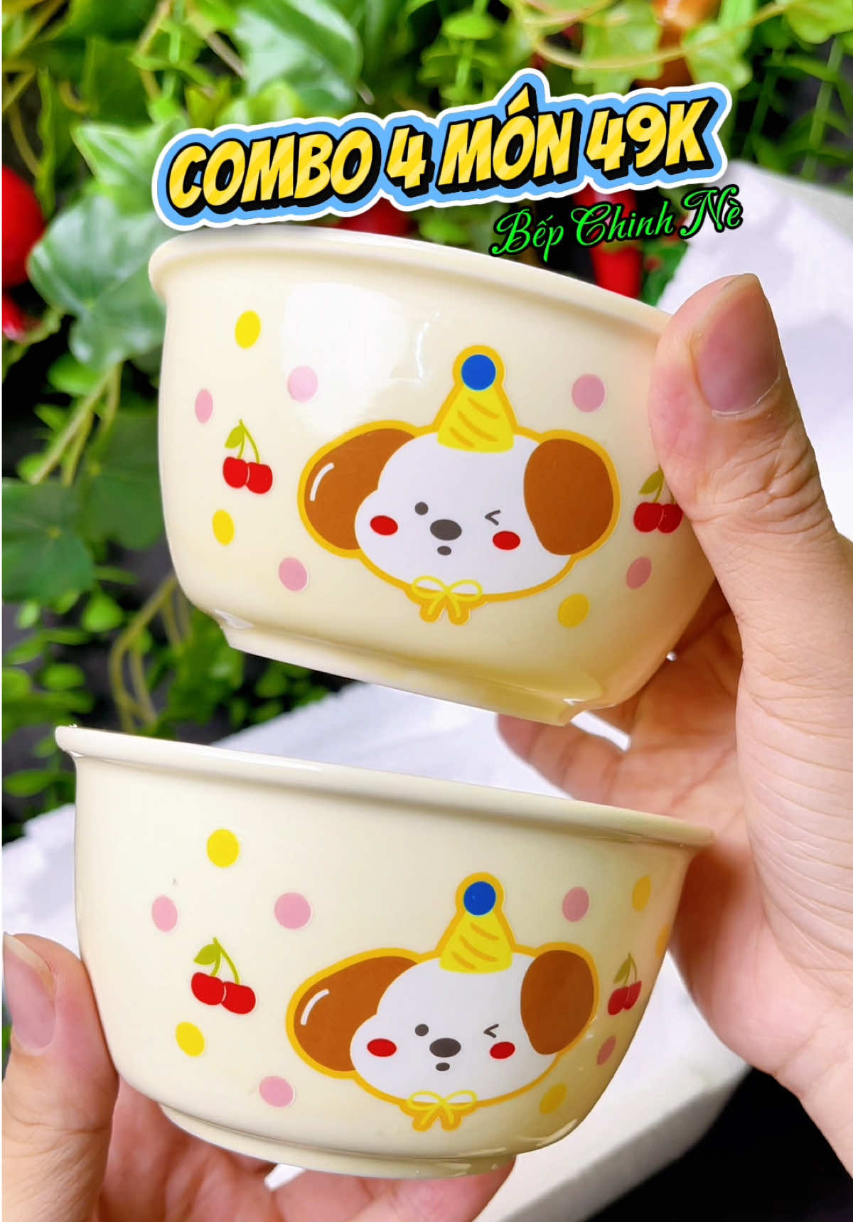 Set bát sứ dễ thương #setbatsu  #chenancom #batcon #bobatsucaocap #bepchinhne 