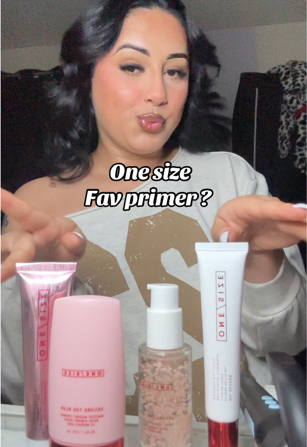 Mines the hydrating one 😍😍 #onesize @ONE SIZE BEAUTY #onesizeprimers #priners 