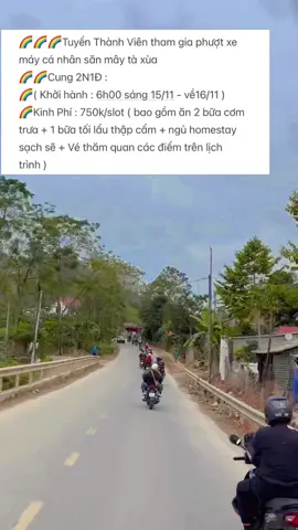 Lần nào đăng đi Tà Xùa cũng đông , ko biết lần này đoàn mình oke ko nhờ📍🛵#phuot #tour #vitditour #taxua 