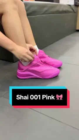 Shai 001 Pink 🎀 For Orders, Message us on  FB Page: Ellas Sneakers  #fyp #suprisegift #viralvideo #baskesballshoes #shai001pink 