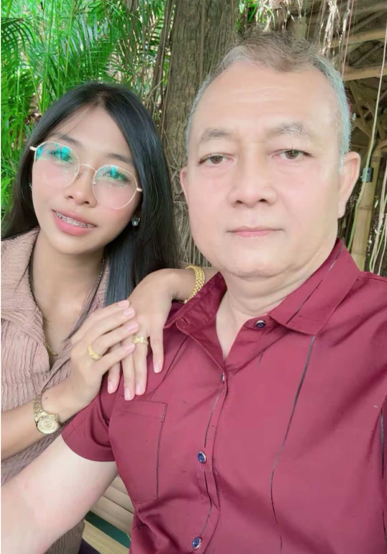 ป๋าขา 🤭 #รักต่างวัย #แฟนแก่แต่น่ารัก #ชอบเข้าวัดทําบุญ 