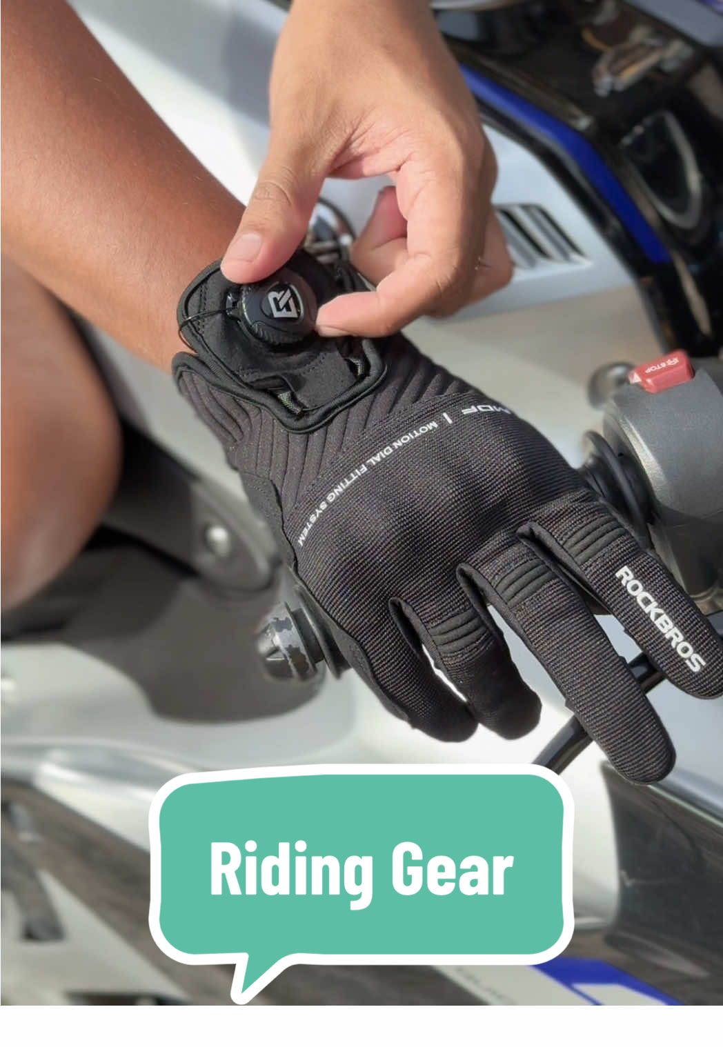 Bagong design ng riding gloves na mas safe at mas tumatagal #ridinggloves #rockbros #motorcycleaccessories #ridinggear 