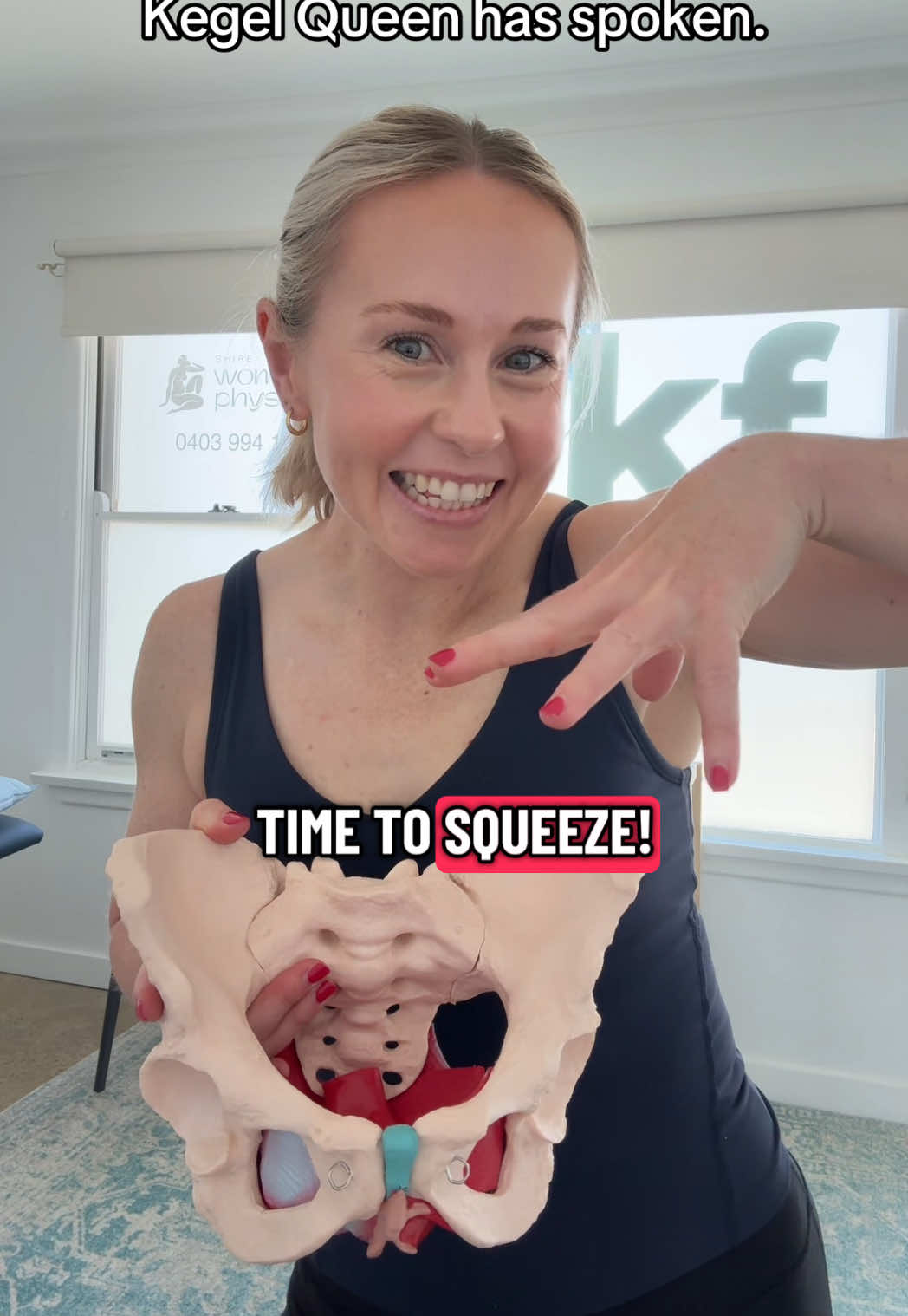 Sorrynotsorry for the end 🤭 You all said yesterday was too easy!!  👋 If you’re new here, I’m Heidi, a women’s health physiotherapist.  👉 Pelvic floor muscle retraining is often prescribed in the treatment of bladder leakage and prolapse.  ❤️ Join me daily for pelvic floor workouts for every level of strength. As always, don’t forget to see a women’s health physio for an individualised program! #pelvicfloorexercises #pelvicfloorhealth #kegelexercises #kegels #pelvicfloorphysio 