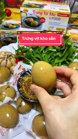 Combo 10quả Trứng Vịt Kho Sẵn Béo Bùi Thơm #xuhuongtiktok #mukbang #food #ancungtiktok #trungvit 
