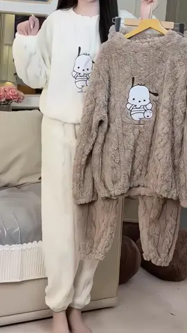 B01 Bộ Ngủ Lông Cún Con Xoắn #bodongunu #dongunu #donguxinh #thoitrangnu #xuhuong 