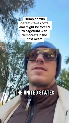 For the first time I’ve been a while. Donald Trump accepted defeat in the last elections from this week and because California is changing district and gaining four more seats. Trump will be forced in the next couple of years to negotiate with them. That’s what it comes to lawmaking. #Politics.