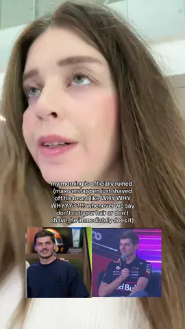 it’s like he actually heard us say don’t shave #f1tiktok #maxverstappen #maxverstappenedit #brazilgp #f1edit 