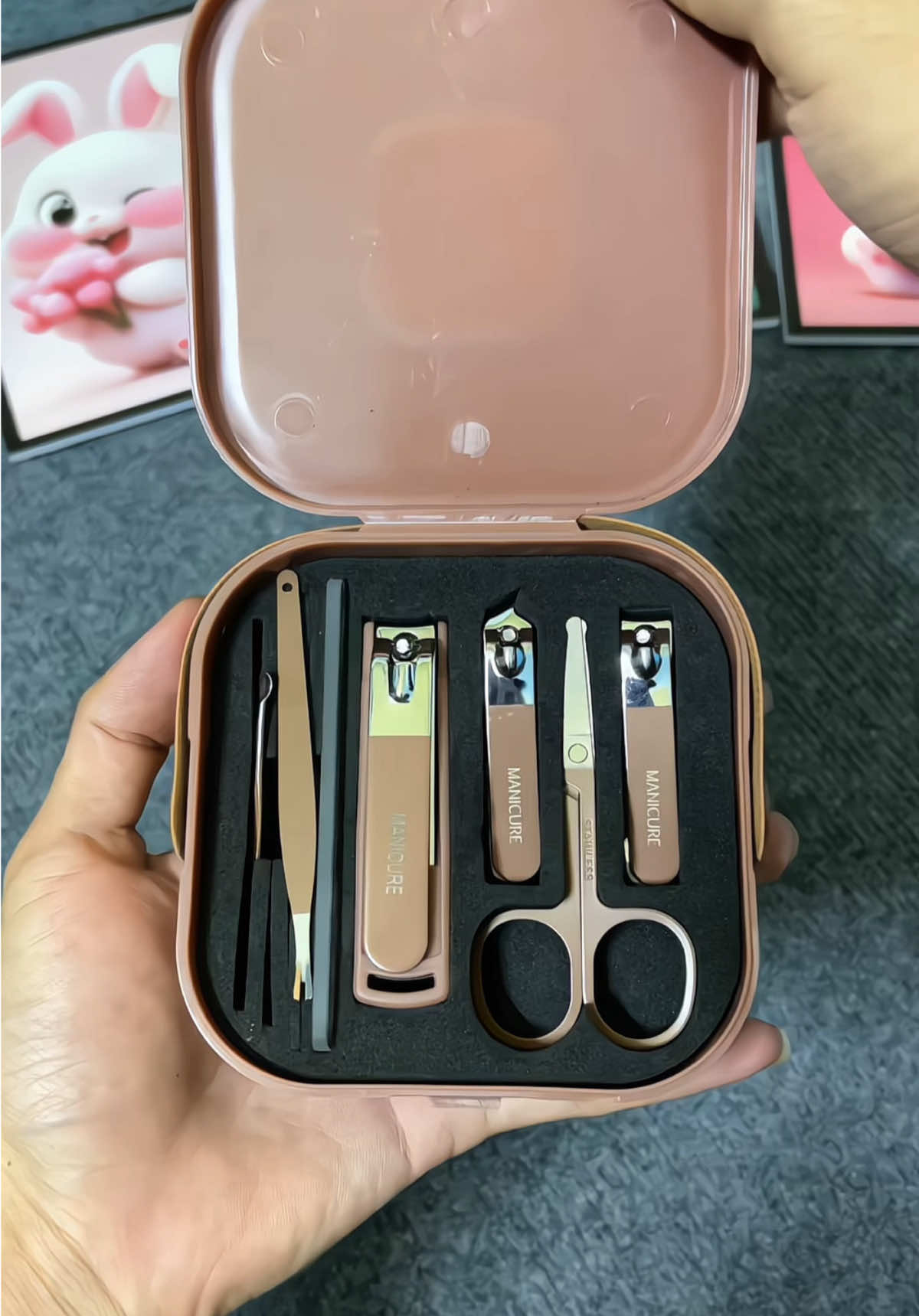 bộ dụng cụ bấm móng tay 7 món #bammongtay #bobammongtay #bocatmongtay #bolamnail #dungculamnail 