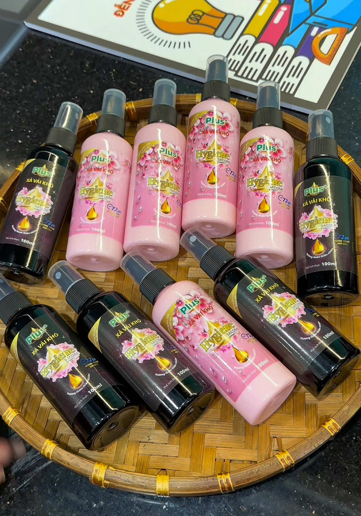 Comho 10 chai xịt thơm quần áo Hygiene #emkieutaphoa #xitthomquanao #xitxavaikho #xitxavaikhohygiene #hygiene 