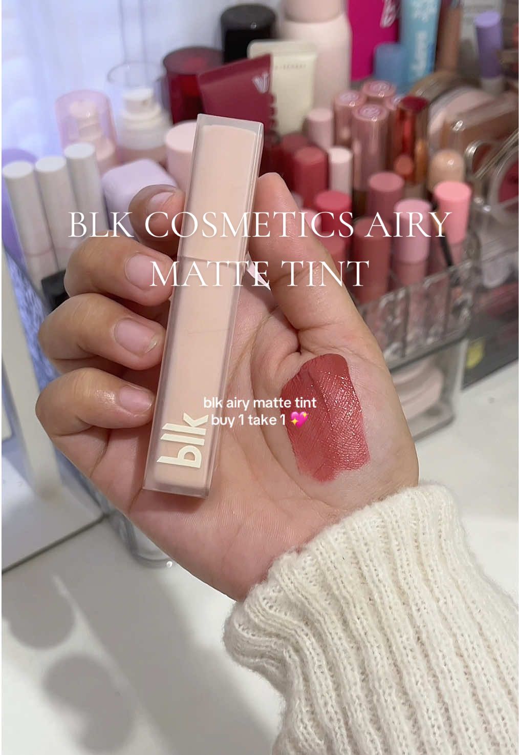 buy 1 take 1 >> blk cosmetics airy matte tint💖💅 HOARD NA! @blk cosmetics  #blkcosmetics #blkairymattetint #airymattetint 