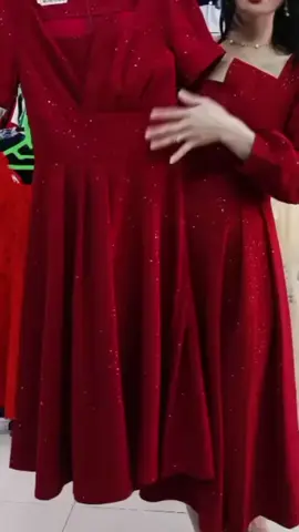 DRESS NATAL MARRON BLINK BLINK#bajuwanita #cantik #elegan #manis #pakaanwanita 