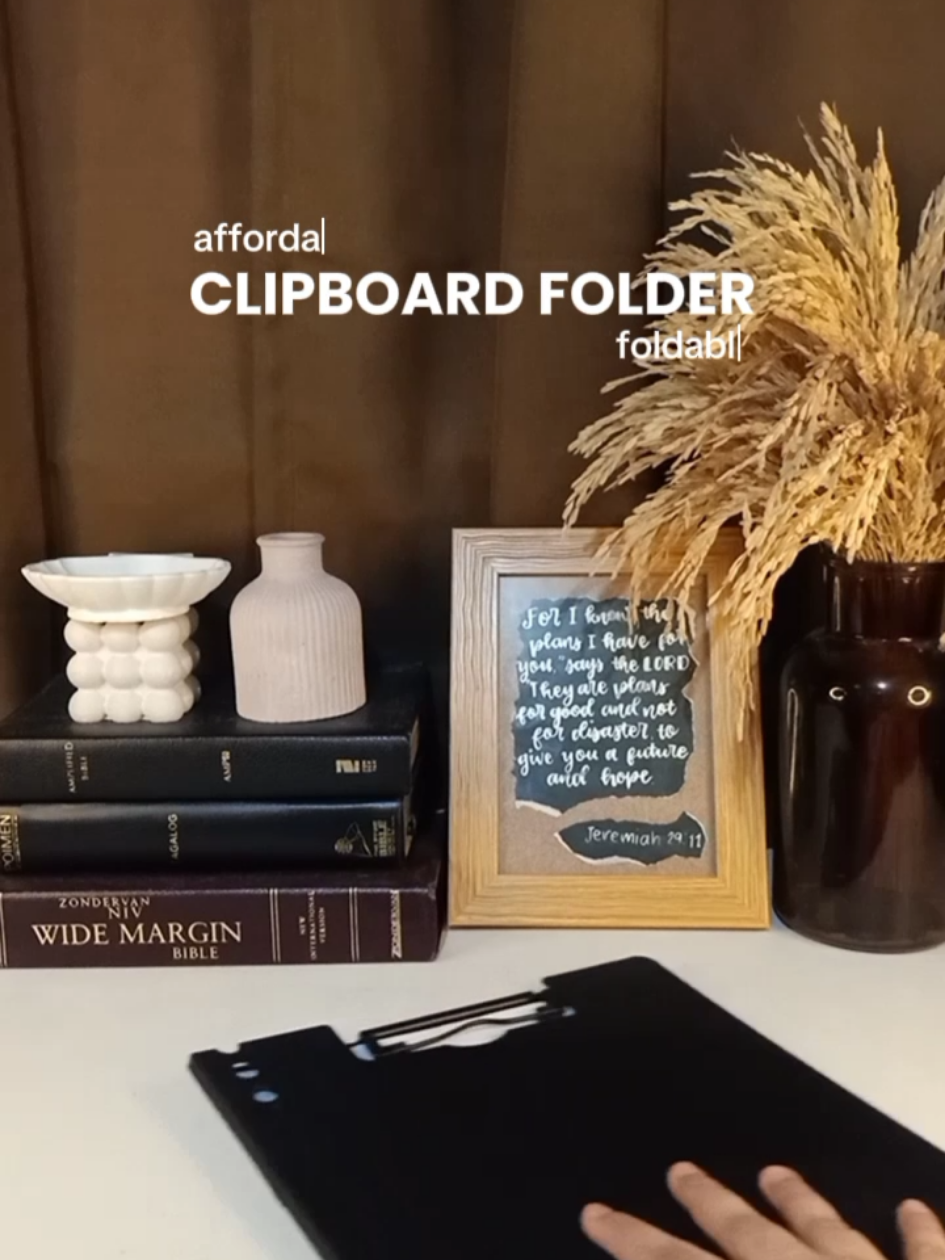 Clipboard folder 🖤✨ #folder #clipboard #clipboardfoldable #clipboardfolder #officesupplies 