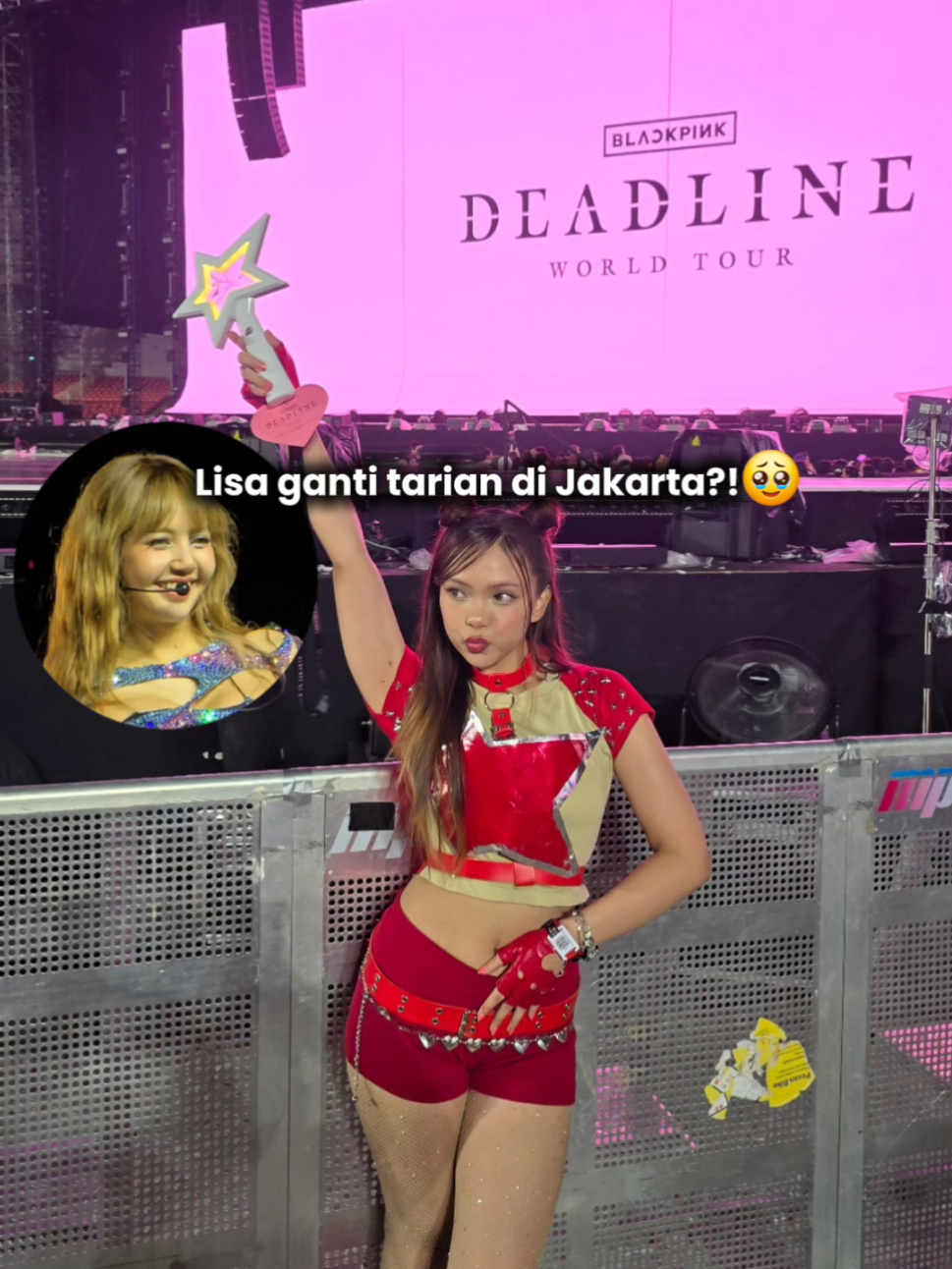 Lisa ganti koreografi di konser Deadline Jakarta 🥹🤍 thank you for the amazing performance @lalalalisa_m 🤟🏻 #blackpink #lisa #deadline 