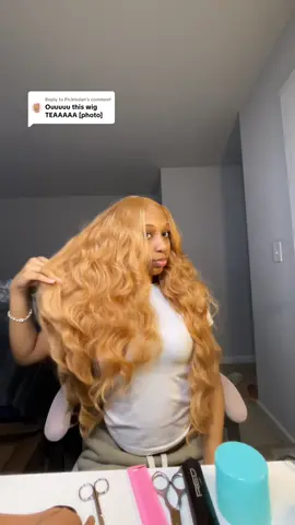 Replying to @Pickledan #blondehair #wigtok #syntheticwig #blackfridaysale #strawberryblonde 