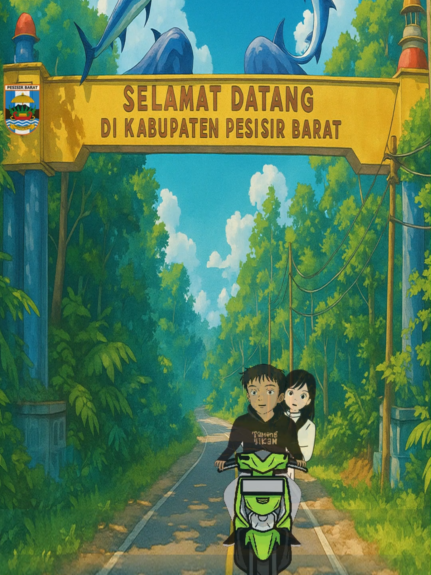 HAGA ANAK KHUA 🤣 ANIMASI LAMPUNG ✅‼️ #lampung #lampungfyp #bahasalampung #lampungtiktok #pesisirbarat