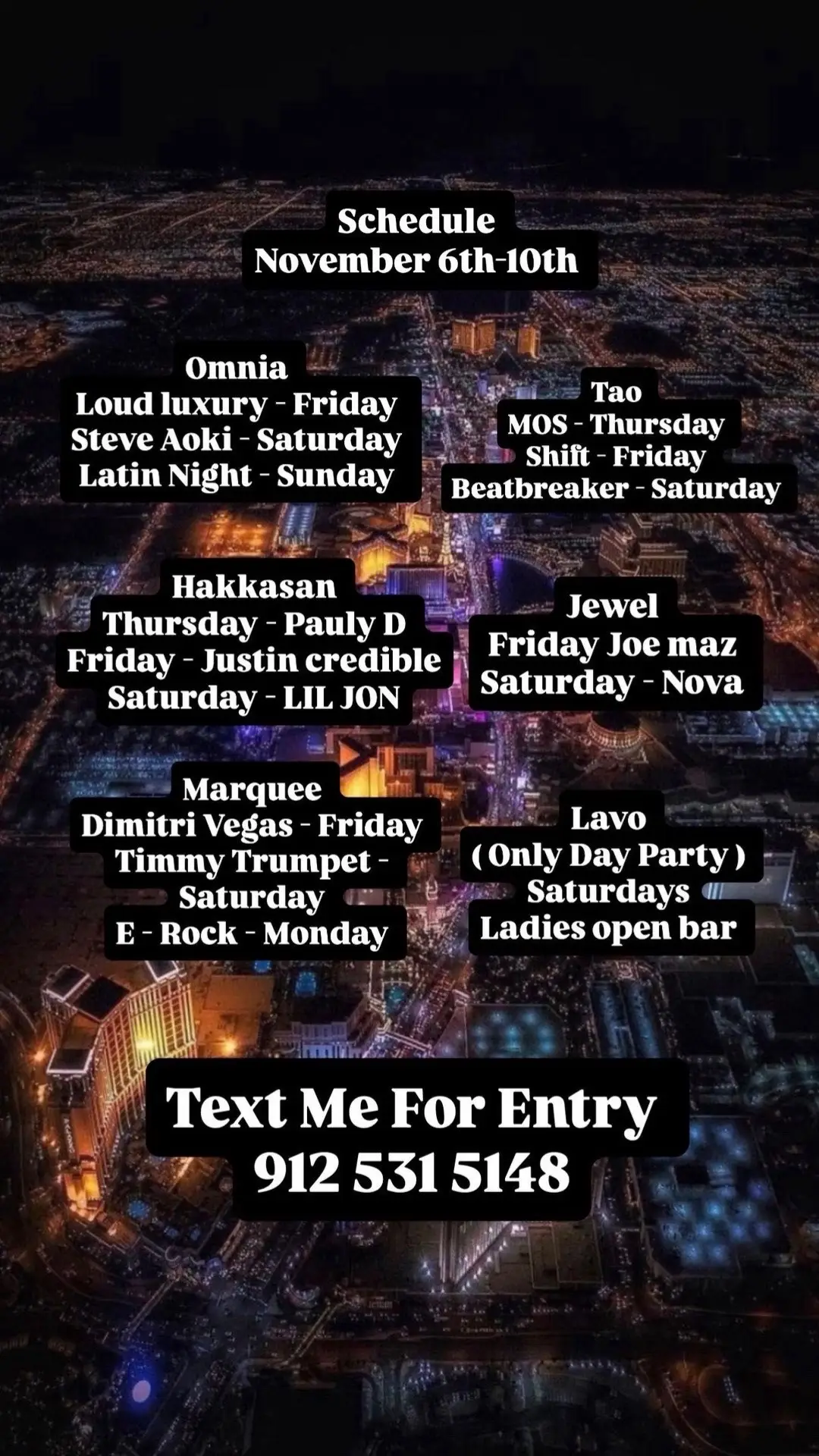 Contact me if you’re in Las Vegas and you’re looking to party #VegasPromoter #vegastiktok #omnianightclub #vegasnightclubs 