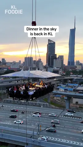 Dinner in the sky KL 📍 @Dinner in the Sky Malaysia 