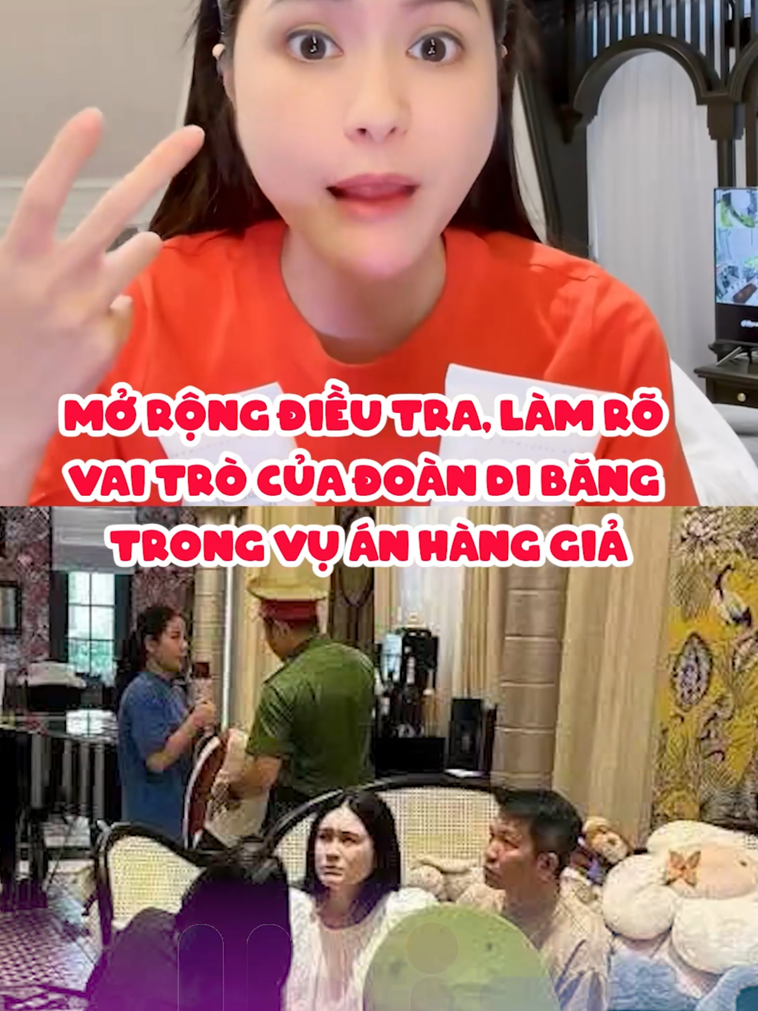 Mở rộng điều tra làm rõ vai trò của Đoàn Di Băng trong vụ án hàng giả #ibiz #doandibang ##nguyenquocvu #showbizviet