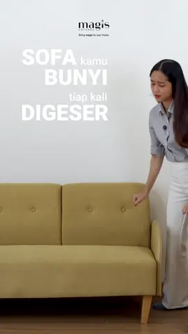 Siapa nih yang tiap geser sofa bunyinya kreeeekkkk bikin kesel? 😅 Di Magis Sofabox nggak ada drama gitu, karena sofanya full busa ringan digeser, aman buat lantai, dan pastinya tetap senyap! ✨ #MagisSofabox #SofaTanpaBunyi #FullBusa #SofaNyaman 