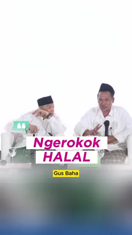 Ya sudah mbah, halal 😁 #gusbaha 