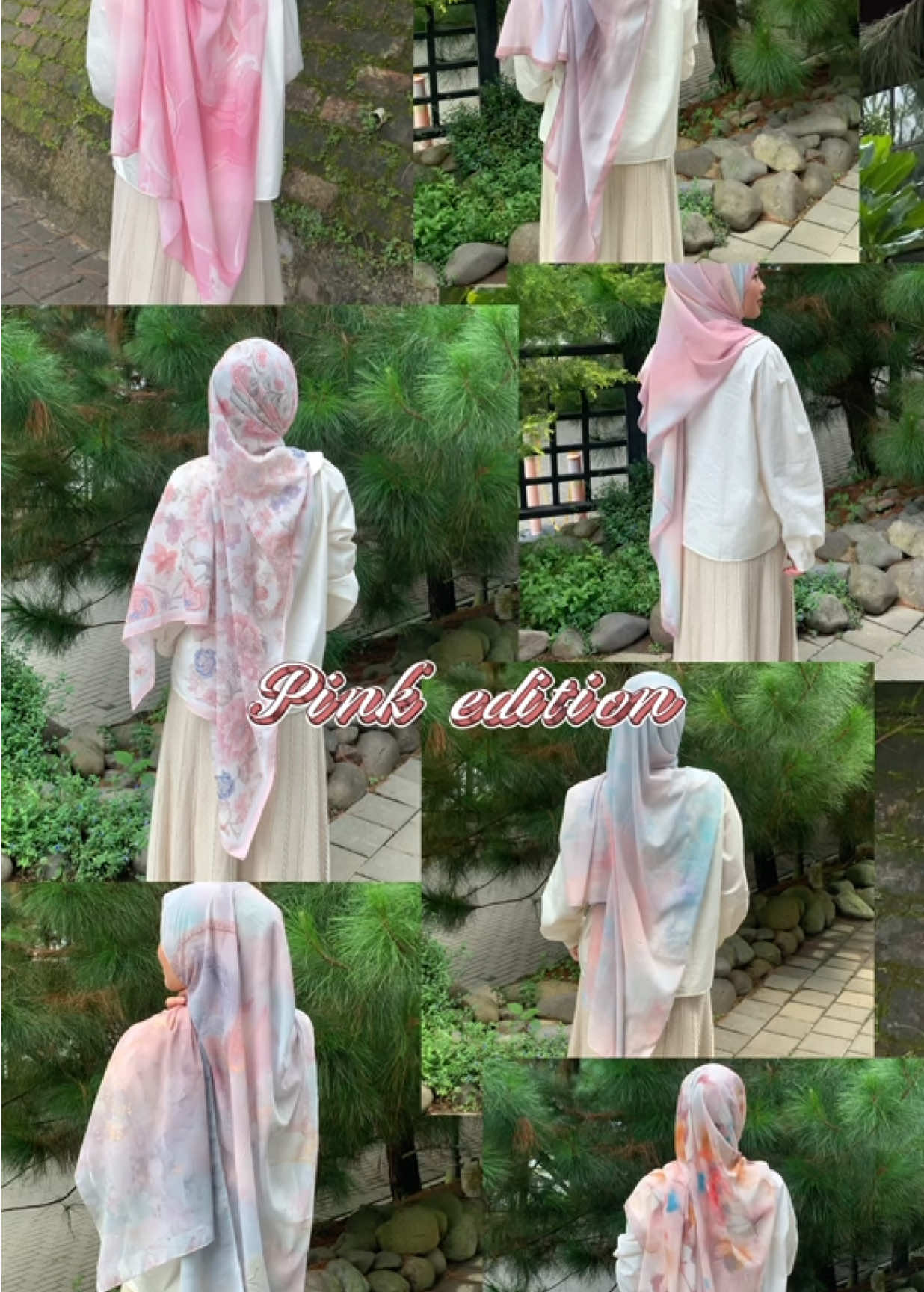 Pink edition✨💕🫶🏻 #pashminaprinted #pashminaceruty #OOTD 