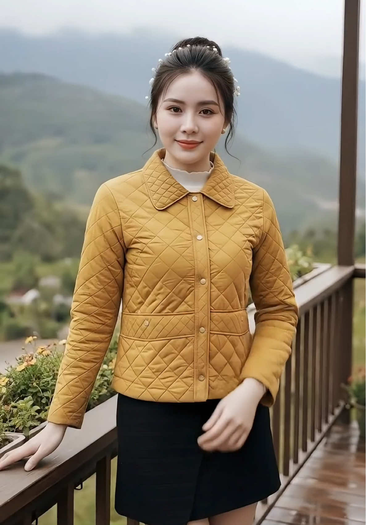 Áo phao giữ nhiệt nữ, áo phao trung niên ép chặt ko xô bông, siêu nhẹ. #megau #aophaonu #thoitrangmuadong #aophaotrungnien 