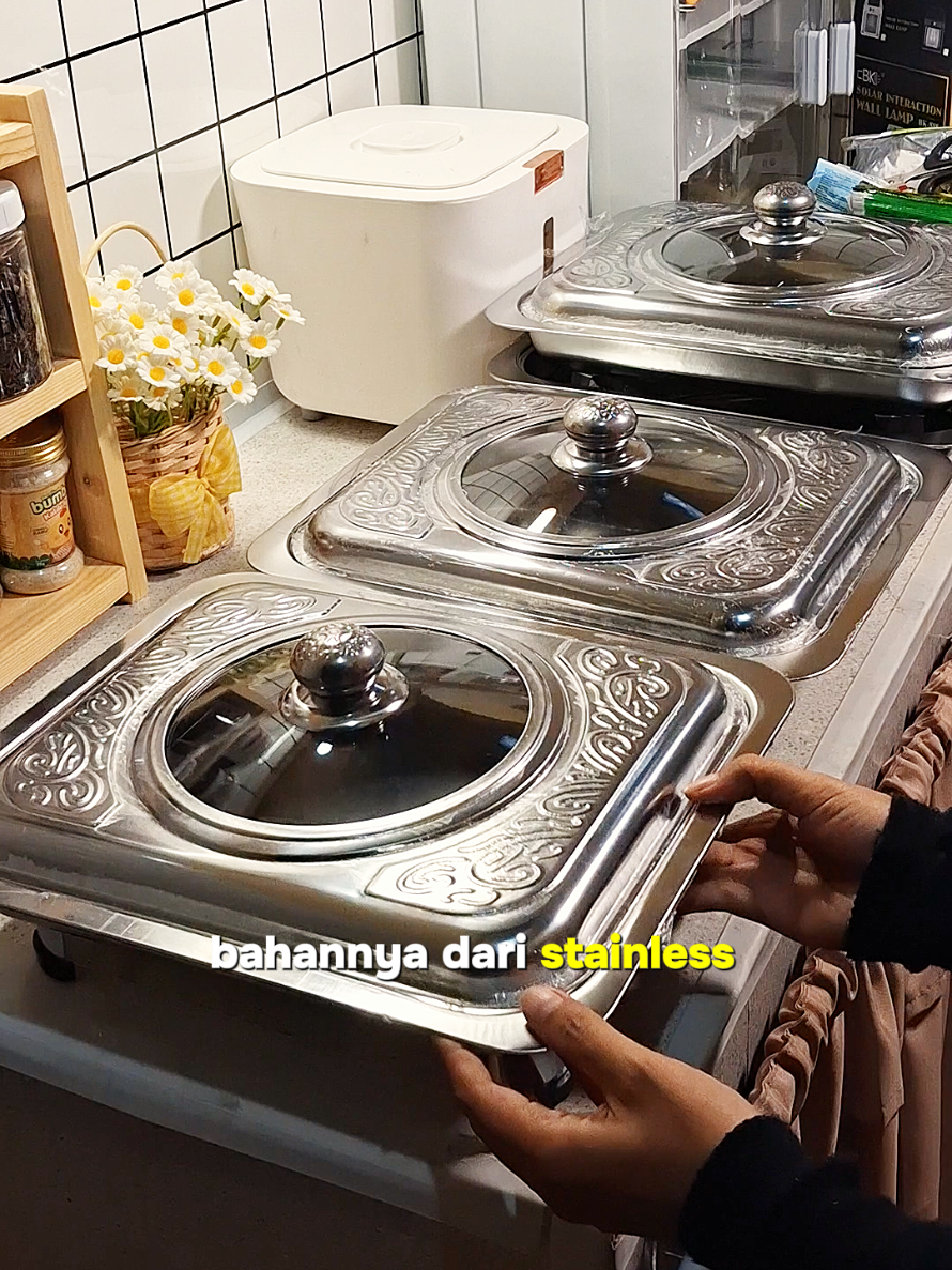 prasmanan set murah dapat 4 bahan stainless  #prasmananset #prasmananmurah #tempatlauk #tempatprasmanan #prasmanansetstainless 
