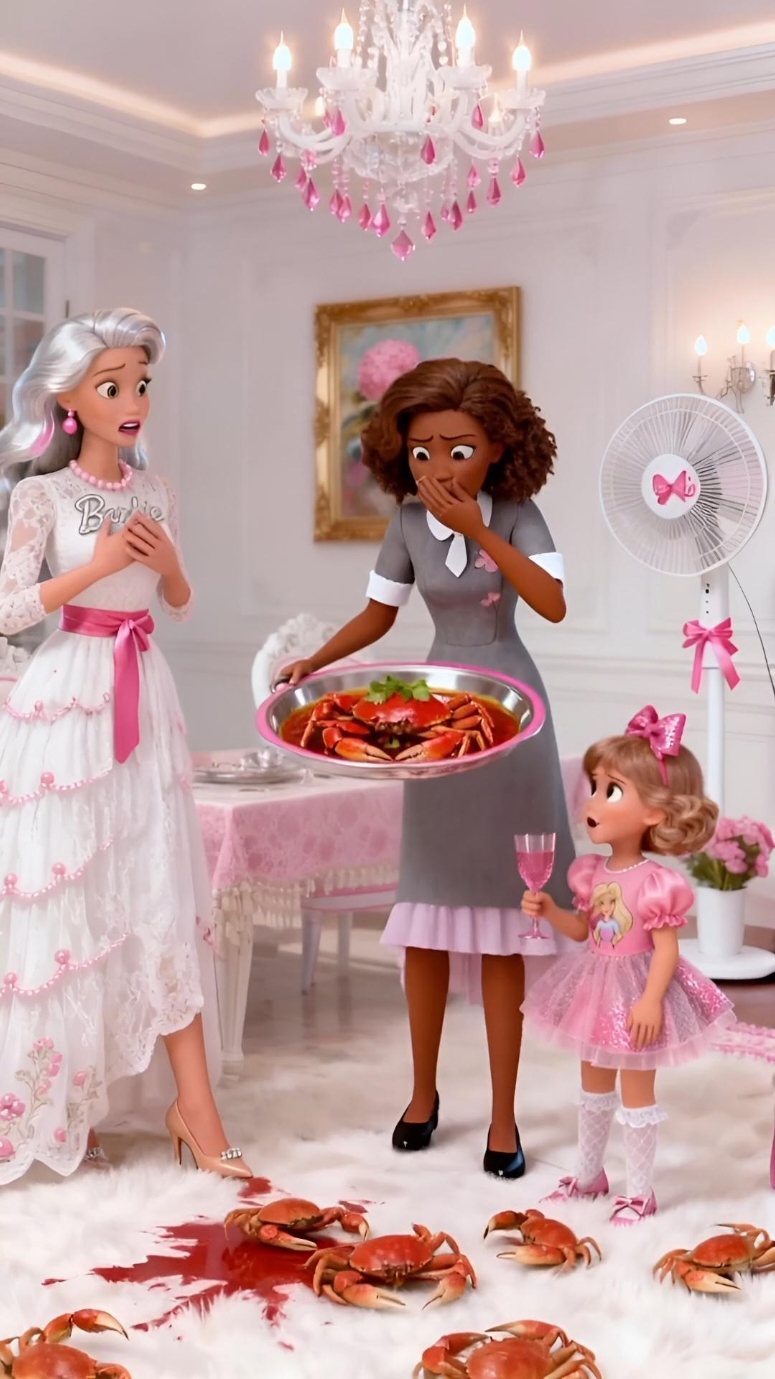 Barbie was really worried when her maid got sick. #barbie #barbiegirl #barbieminitv #aivideos #barbieandken #wolink 