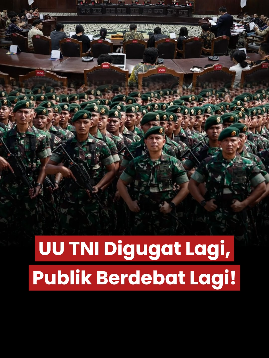 UU TNI kembali digugat ke Mahkamah Konstitusi… dan polemiknya langsung panas lagi. Koalisi Masyarakat Sipil resmi menguji pasal-pasal krusial dalam UU TNI 2025. Mulai dari soal perluasan jabatan sipil bagi prajurit aktif, wewenang TNI dalam Operasi Militer Selain Perang, sampai isu paling sensitif, peradilan militer. LBH Jakarta menyebut, aturan baru ini membuka ruang tumpang tindih kewenangan, mulai dari TNI membantu pemda, menangani pemogokan, hingga mengurusi konflik komunal. Mereka menilai, beberapa tugas itu menyentuh ranah hak konstitusional warga, dan berpotensi menyeret TNI ke ranah yang harusnya dijaga tetap sipil. Tak berhenti di situ. Gugatan juga menyoroti perluasan tugas TNI dalam pertahanan siber, yang dianggap kabur batasannya dan berpotensi mengaburkan prinsip checks and balances. PBHI menegaskan, langkah ini bukan untuk melemahkan TNI, tapi mendorong profesionalisme dan supremasi sipil dalam negara demokratis. Wakil Ketua MK, Saldi Isra memberi waktu 14 hari untuk memperbaiki permohonan, sebelum sidang berikutnya digelar. Akankah UU TNI kembali direvisi? Atau MK menilai semuanya sudah sesuai konstitusi?. Publik menunggu dan perdebatan soal reformasi sektor keamanan kembali memanas.