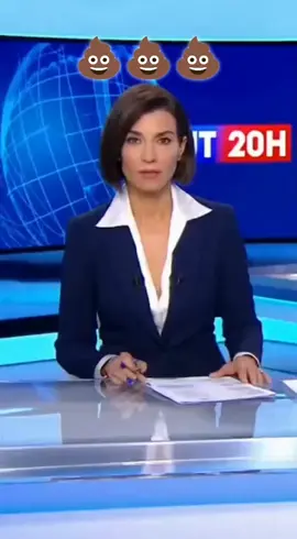 Elle se 💩 dessus en plein direct 😅😂😂  #journal #journaliste #humour #fakesituation #fyp 