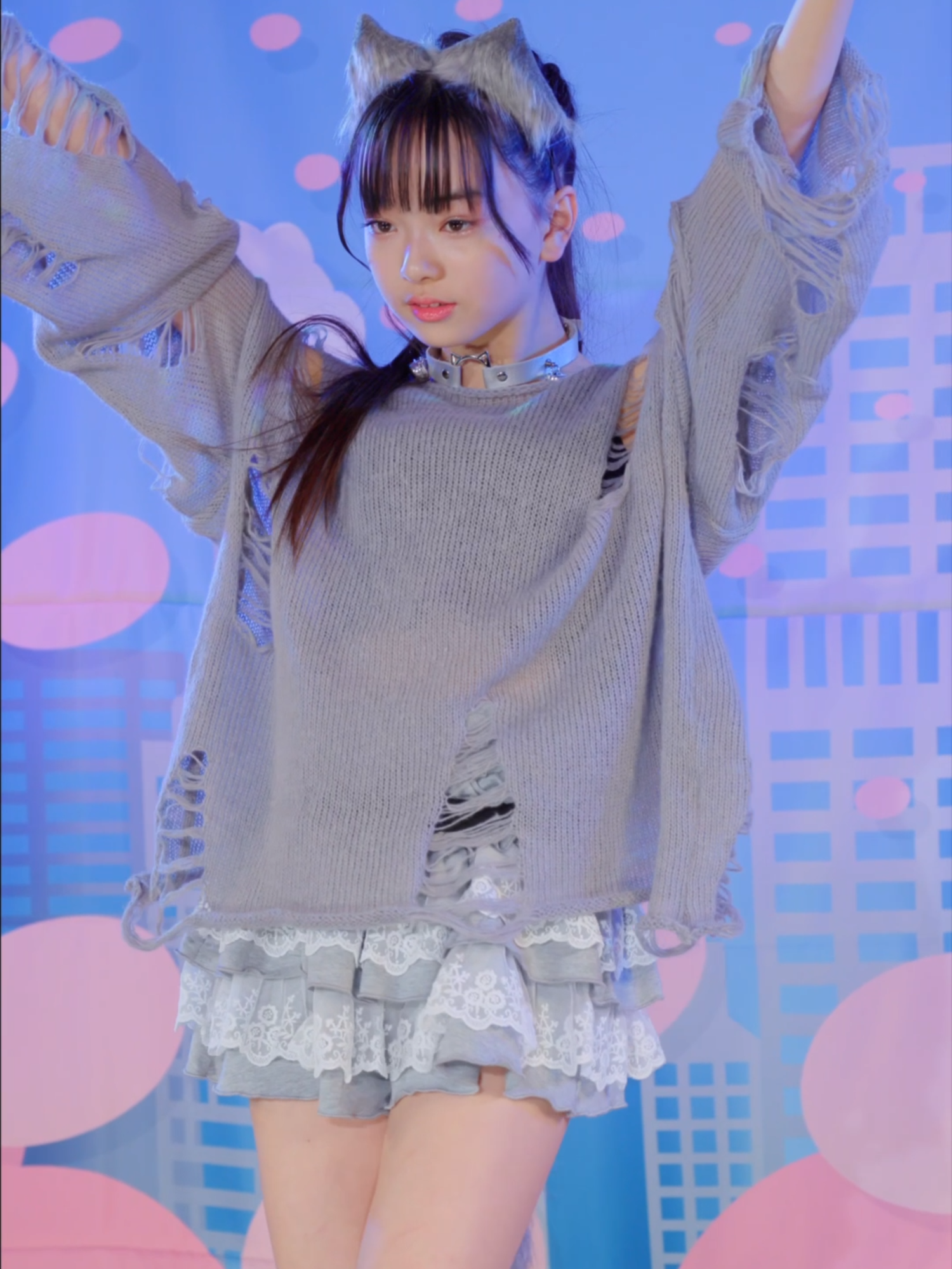 月咲らん - CRUSH ( IVE ) - @高田馬場 2025,10,18 月咲らんちゃん → https://x.com/mayuodenimu  ＃美少女　＃ダンス　＃JS ＃アイゲキ #K-POP