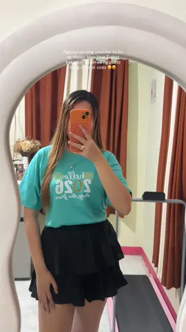 Cotton ang tshirt, may size na available for adults & kids, you can choose diff colors. Perfect kaayo for New Year’s pictorial with fam. 🧑‍🧑‍🧒‍🧒🎉 #newyeartshirt #familyshirt #tealcolor #2026tshirt 
